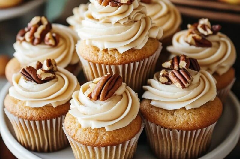 Maple Butter Pecan Cupcakes: A Sweet Symphony of Flavor