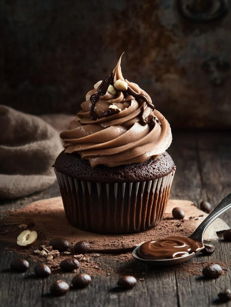 Mocha Nutella Indulgence Cupcake