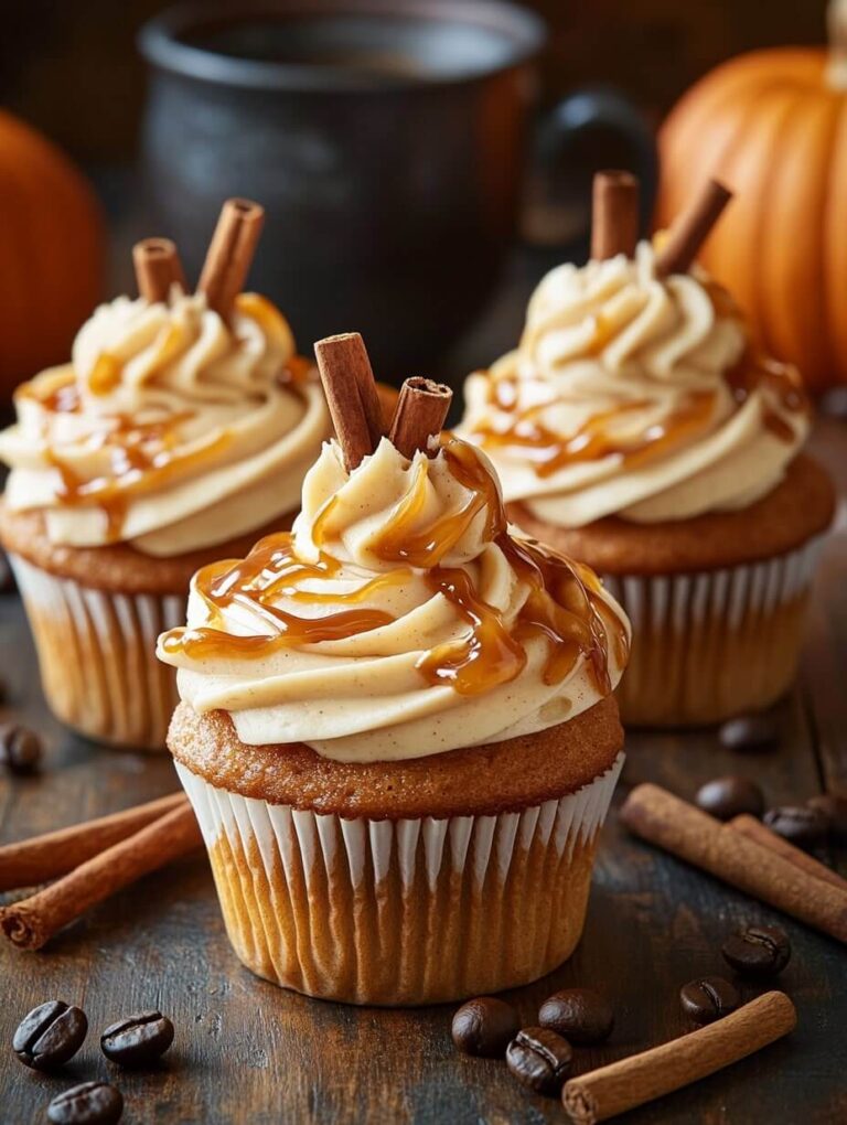 Pumpkin Spice Latte Cupcakes