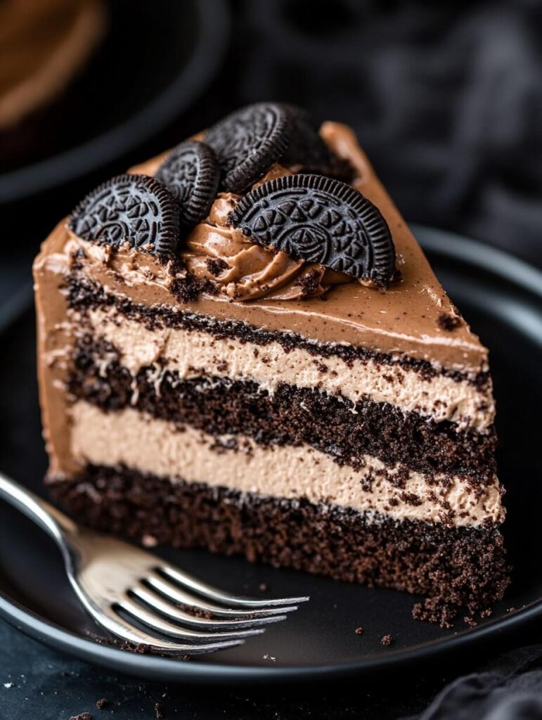 Rich Chocolate Oreo Layer Cake