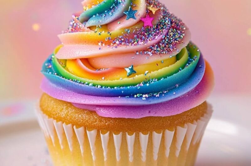 Rainbow Cupcakes: A Colorful Treat That Brings Joy!