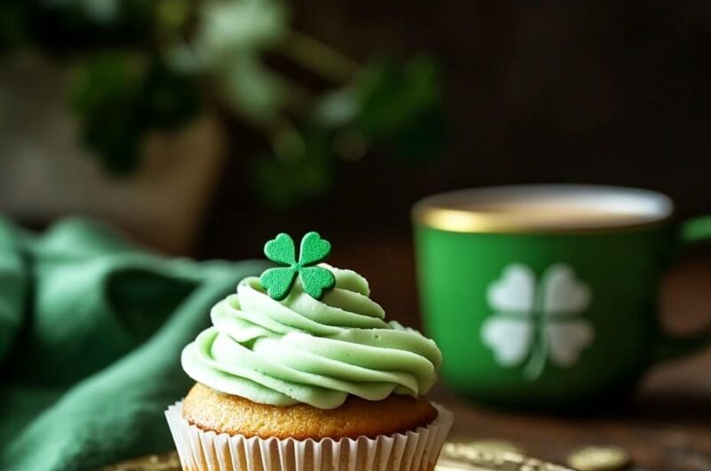 Shamrock Shake Cupcakes: A Festive Minty Delight