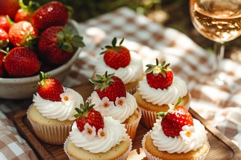 🍓 Strawberry Shortcake Cupcakes: A Sweet Bite of Summer