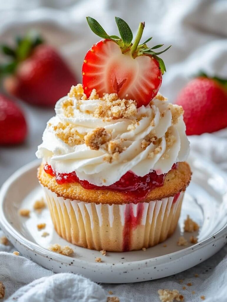 Strawberry Shortcake Cupcake Delight