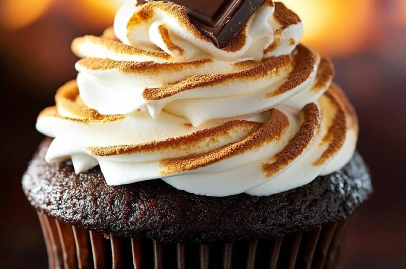 S’mores Cupcakes: A Campfire Classic in Cupcake Form!