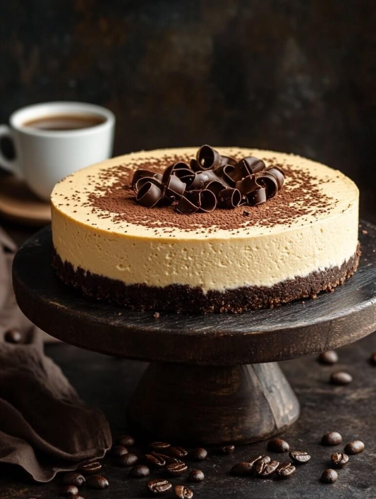 Whole Cappuccino Fudge Cheesecake