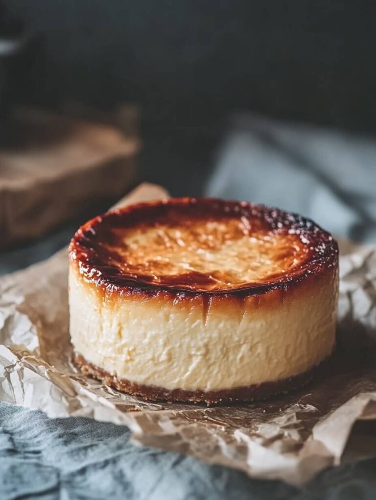 Whole Cheesecake with Deeply Caramelized Top