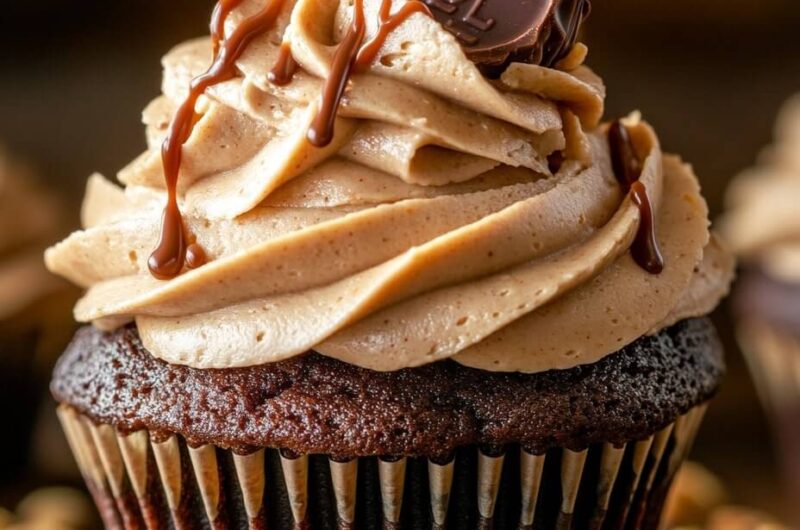 Reese’s Peanut Butter Cup Cupcakes: A Chocolatey, Nutty Delight